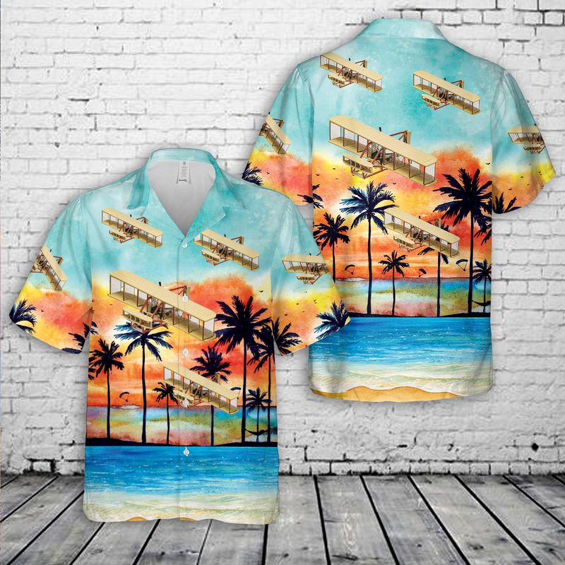 Wright Brothers flyer Hawaiian Shirt