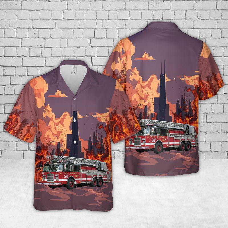 CFD Truck Company 58 Hawaiian Shirt
