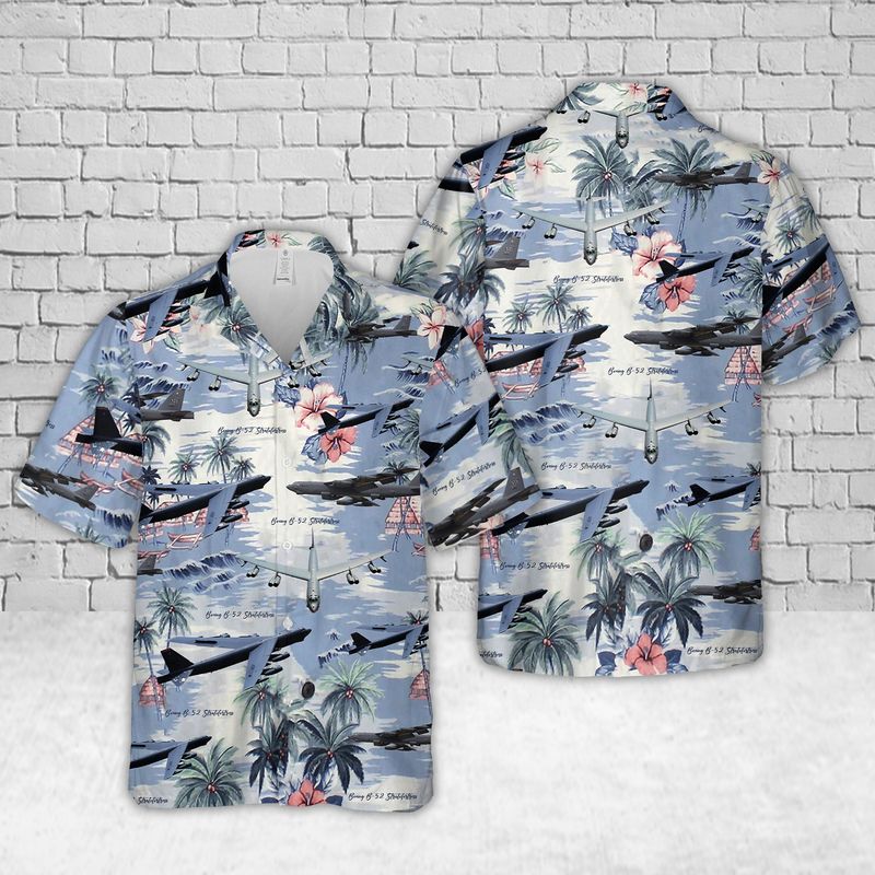 US Air Force Boeing B-52 Stratofortress Hawaiian Shirt