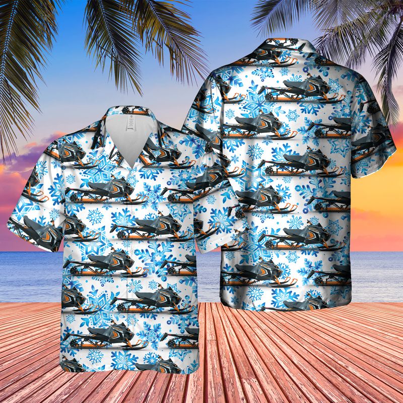 US Arctic Cat Snowmobiles Blast M Hawaiian Shirt