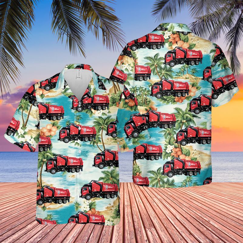 WIN Waste Innovations Waste Management Hawaiian Shirt