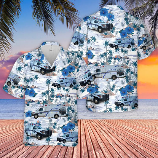 Oregon County Ambulance Hawaiian Shirt