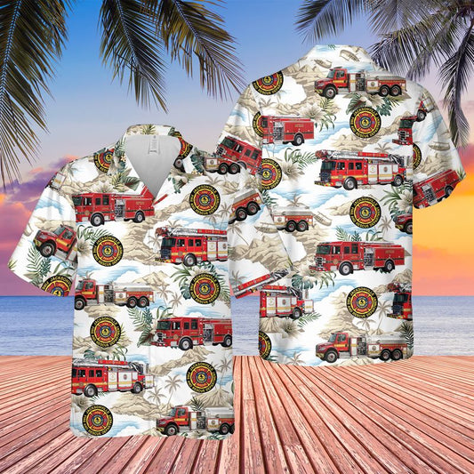 Florida Jacksonville Fire and Rescue Department Hawaiian Shirt