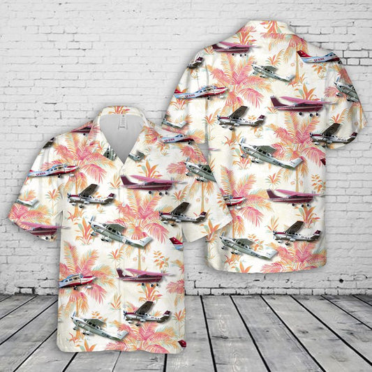 Cessna 206 Hawaiian Shirt