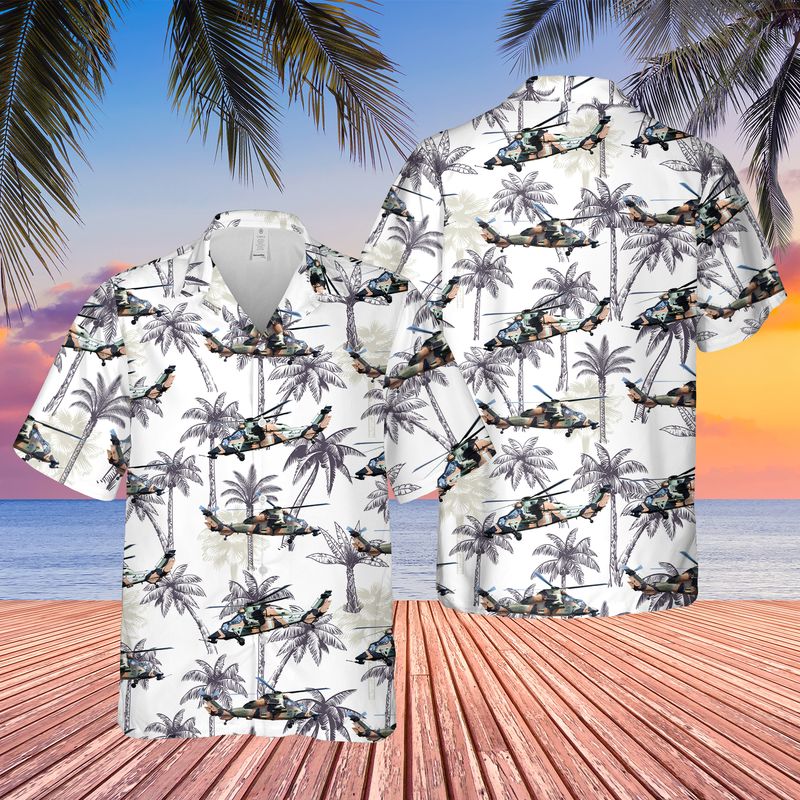 Australia Army Eurocopter EC 665 Tiger Hawaiian Shirt