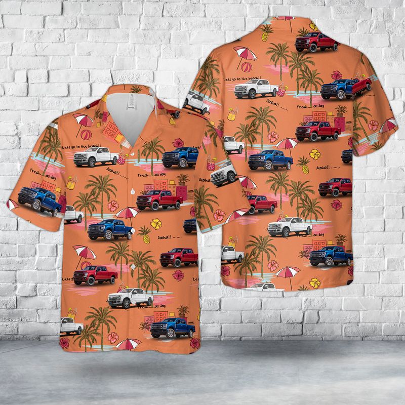 2022 Ford Super Duty Hawaiian Shirt