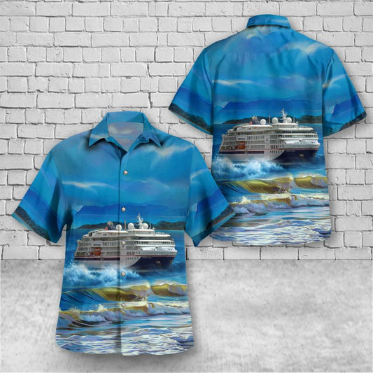 Hapag-Lloyd AG Hapag-Lloyd Kreuzfahrten Hanseatic Nature Hawaiian Shirt