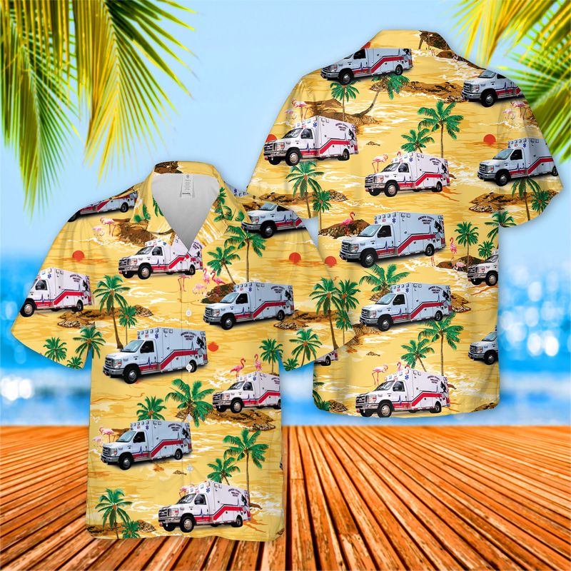 Andrew County Ambulance District Hawaiian Shirt