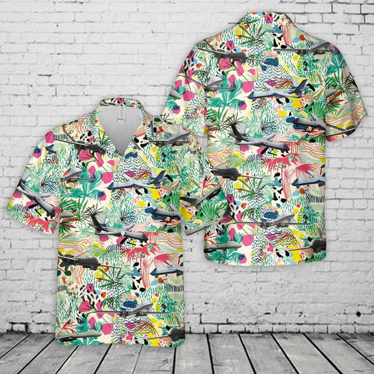 U.S. Air Force MQ-9A Reaper Hawaiian Shirt