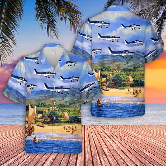 Piper PA-28 Cherokee Hawaiian Shirt