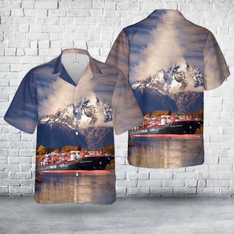 Hapag-Lloyd MV Colombo Express Hawaiian Shirt