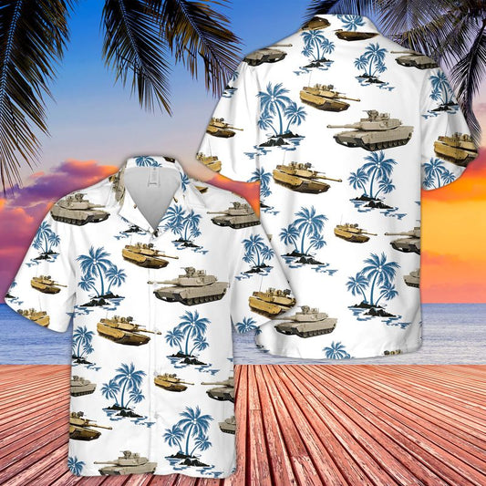 M1 Abrams Hawaiian Shirt