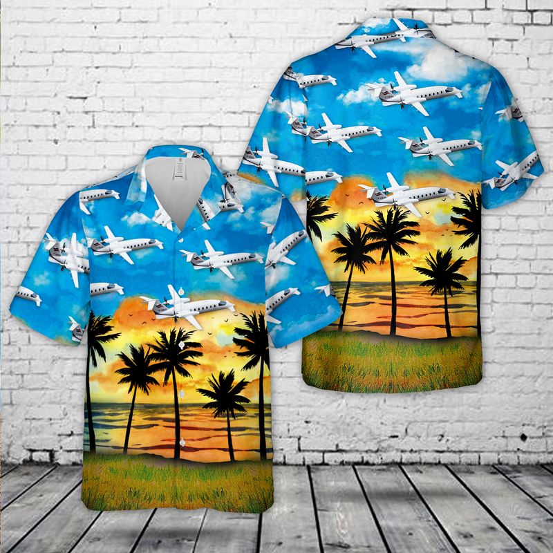 Piaggio P.180 Avanti Hawaiian Shirt