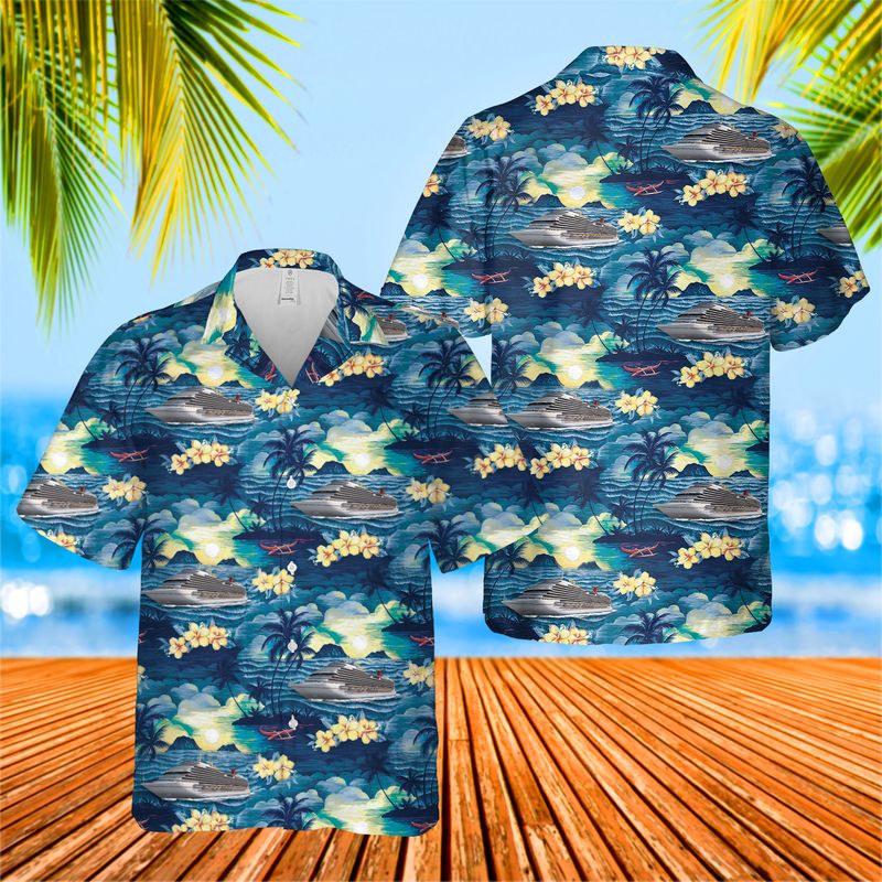 US Cruise Ship Hawaiian Shirt