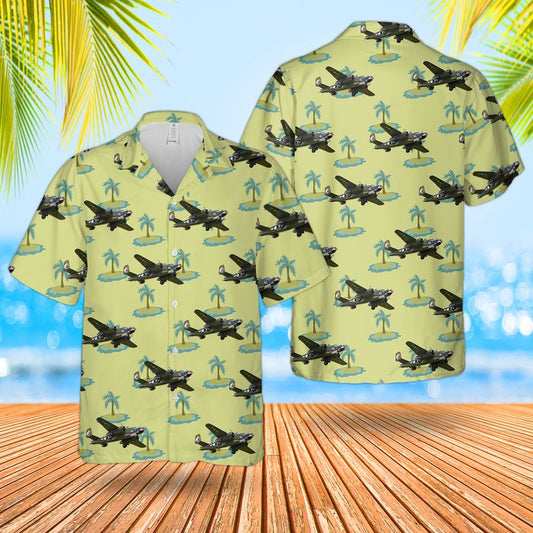 US Air Force North American B-25J Mitchell 0934 Bettys Dream (N5672V) Hawaiian Shirt