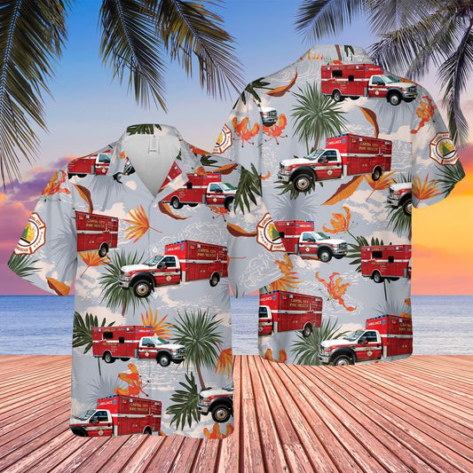 Alaska Capital City Fire Rescue Hawaiian Shirt