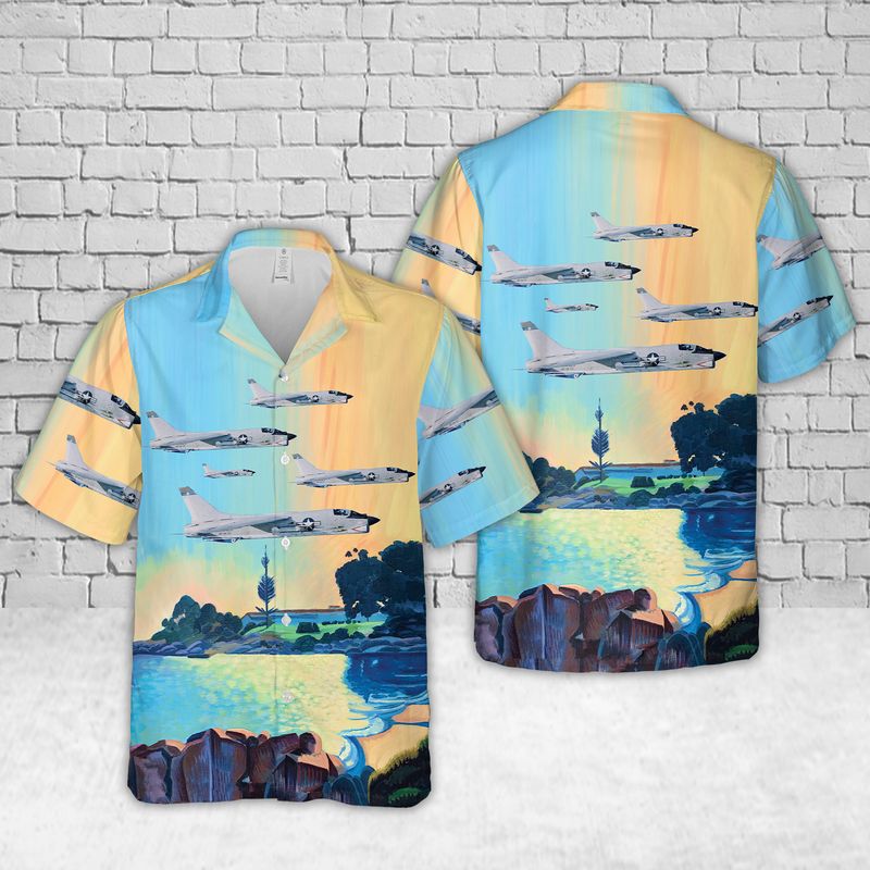 VC-7 Vought F-8 Crusader Hawaiian Shirt