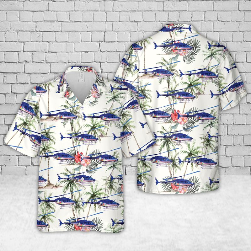 NBC News N11TV helicopter Hawaiian Shirt