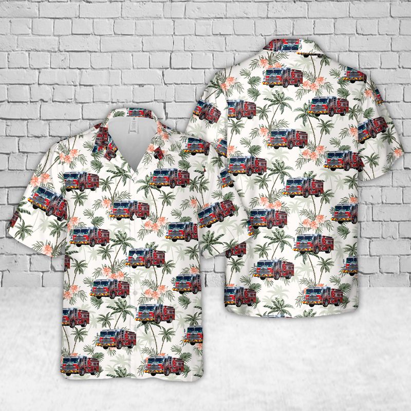 Pasco County Fire Rescue Hawaiian Shirt