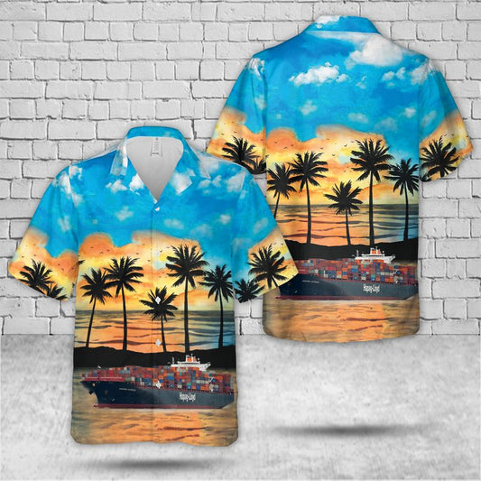 Hapag Lloyd Container Line Bremen Express Hawaiian Shirt