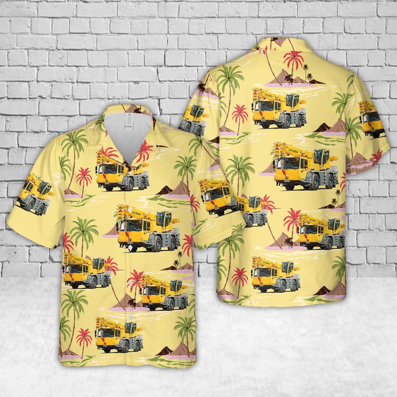 Liebherr Telescopic Mobile Cranes 1030-2.1 Crane Operator Hawaiian Shirt