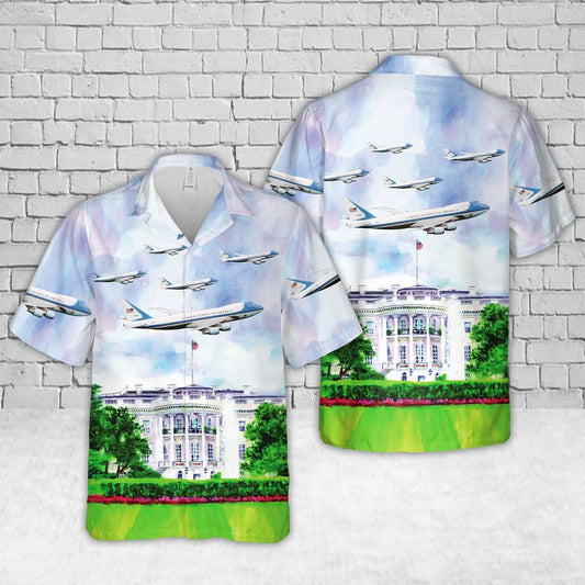 VC-25 Air Force One Hawaiian Shirt