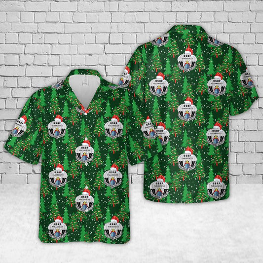 United States Air Force Pararescue Christmas Hawaiian Shirt