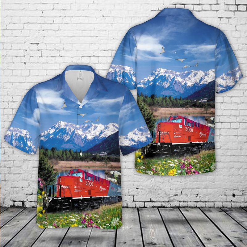 WABTEC's Battery-Electric Locomotive Hawaiian Shirt