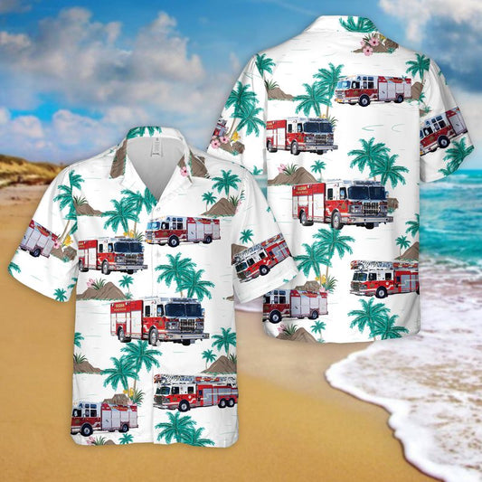 Vaughan Fire and Rescue Services Hawaiian Shirt
