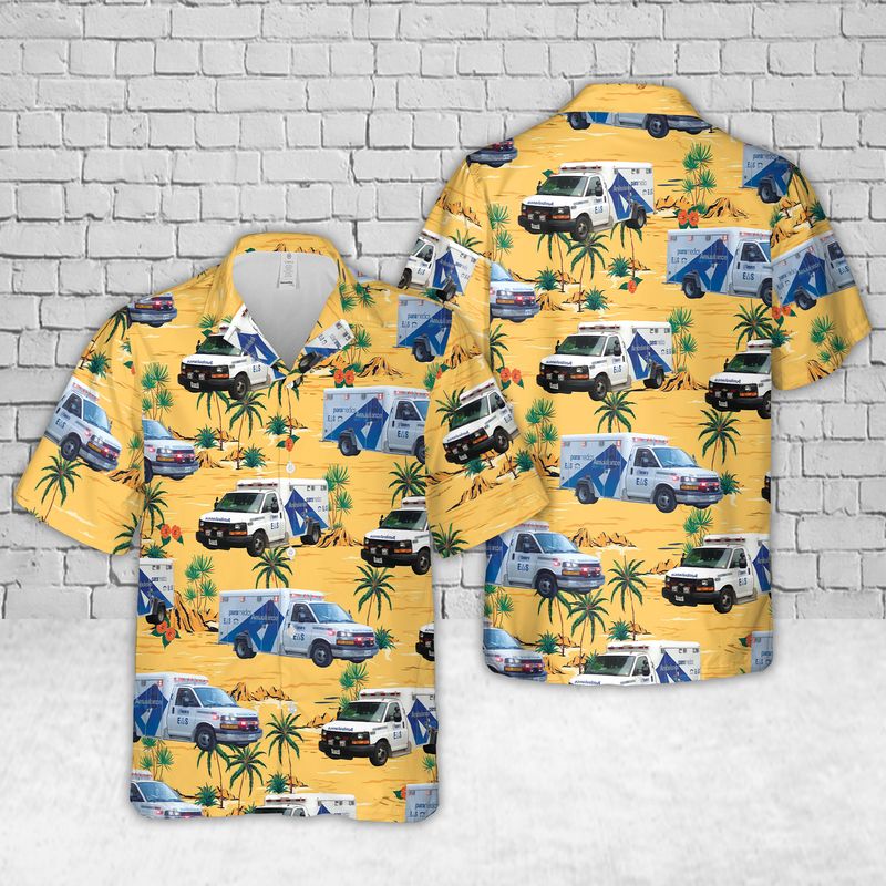 Toronto Paramedic Service Hawaiian Shirt