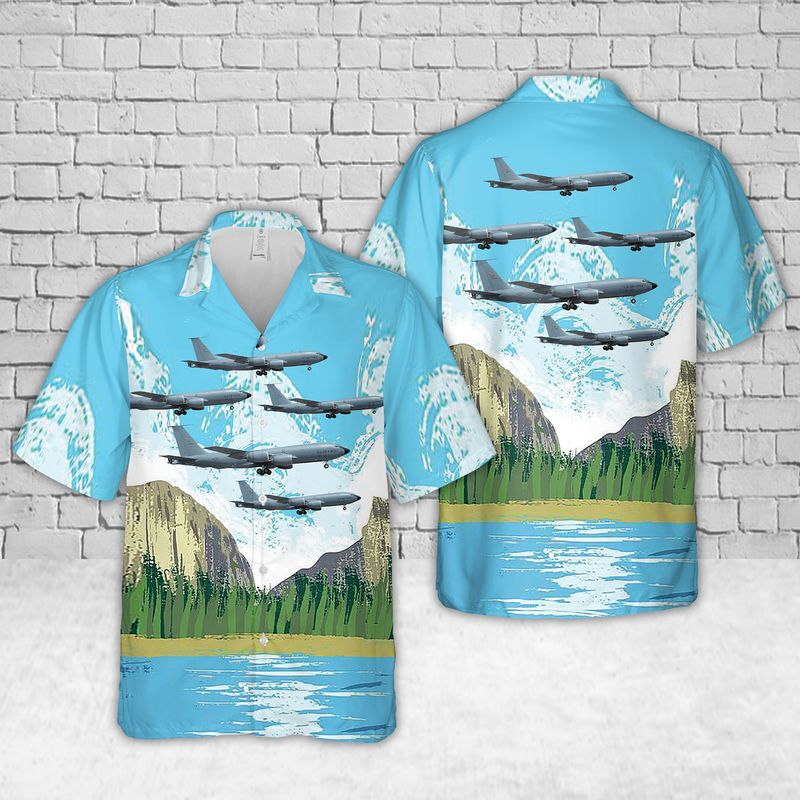 USAF 6th Air Refueling Wing KC-135 Stratotanker Hawaiian Shirt