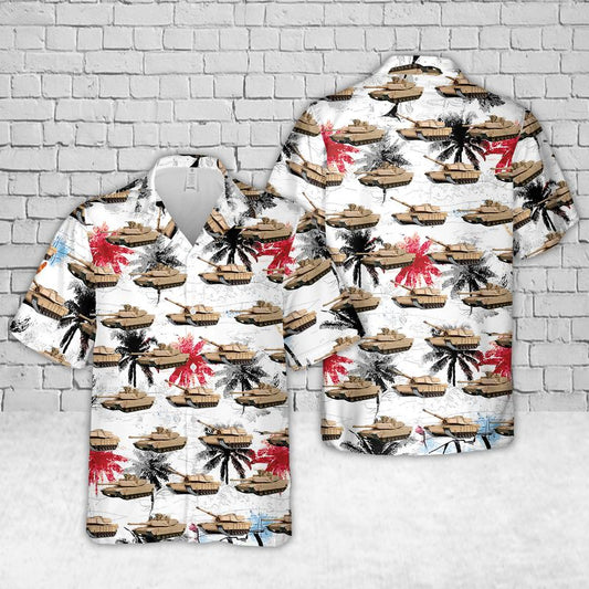 M1 Abrams Hawaiian Shirt