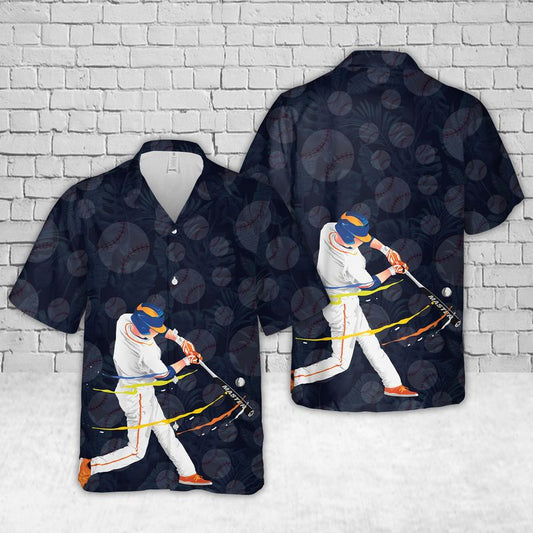 Baseball Batter Hawaiian Shirt