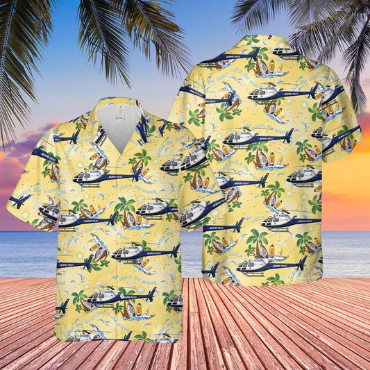 Memphis Police Airbus AS350 B3 Air 3 Hawaiian Shirt
