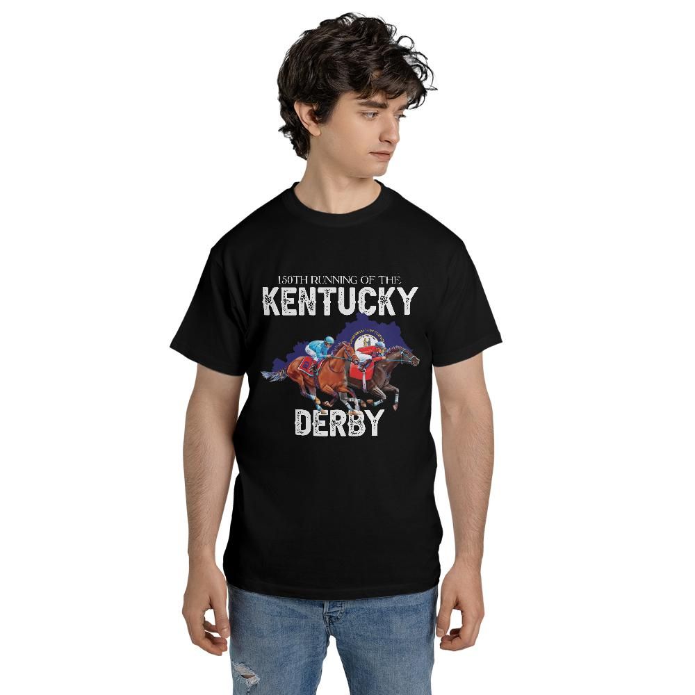 150th Running Of The Kentucky Derby - Kentucky Derby Horse Classic Unisex T-Shirt (Made In US)
