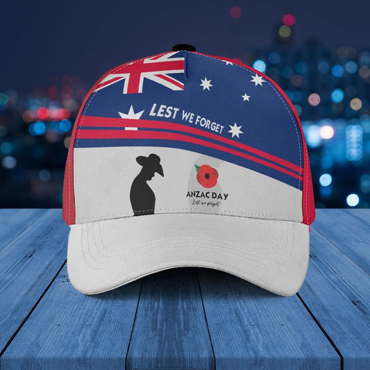 Australian ANZAC Day Lest We Forget Baseball Cap