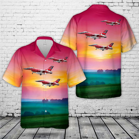 Royal Danish Air Force F-16AM Hawaiian Shirt