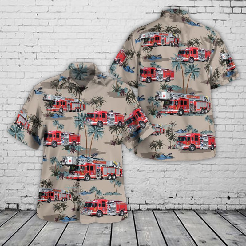 Brick Township, New Jersey, Laurelton Fire Company-Station 23 Hawaiian Shirt