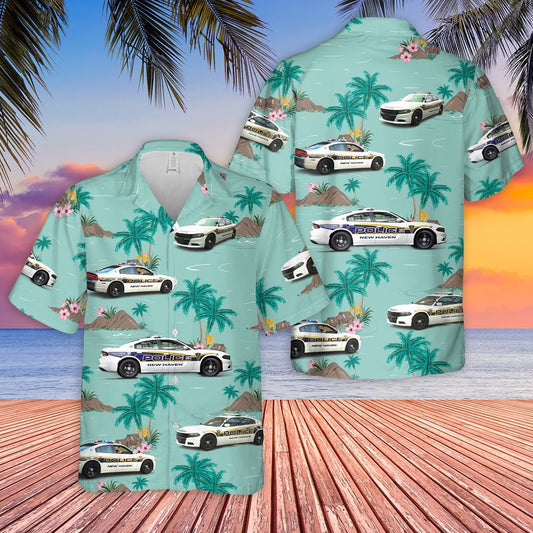New Haven, Connecticut Vehicle Hawaiian Shirt