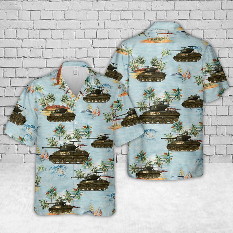 US Army M4 Thunderbolt VII Hawaiian Shirt