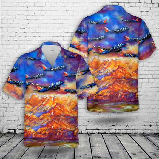 Southwest Airlines Nevada One Colors Hawaiian Shirt