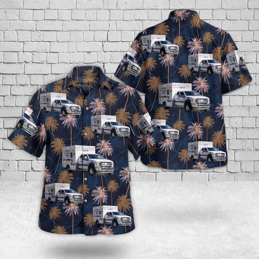 Graham, North Carolina, Alamance County Emergency Medical Services Hawaiian Shirt
