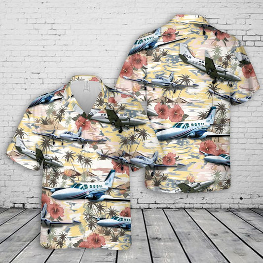 Cessna 421C Golden Eagle Hawaiian Shirt