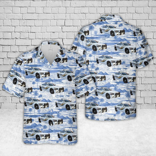 Hillsborough County Sheriff's Office Dodge Charger Hawaiian Shirt