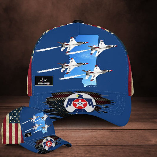 US Air Force Thunderbirds Air Show Columbus AFB, Mississippi Baseball Cap