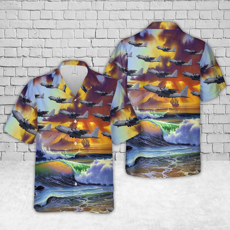 Royal New Zealand Air Force Lockheed C-130 Hercules  Hawaiian Shirt