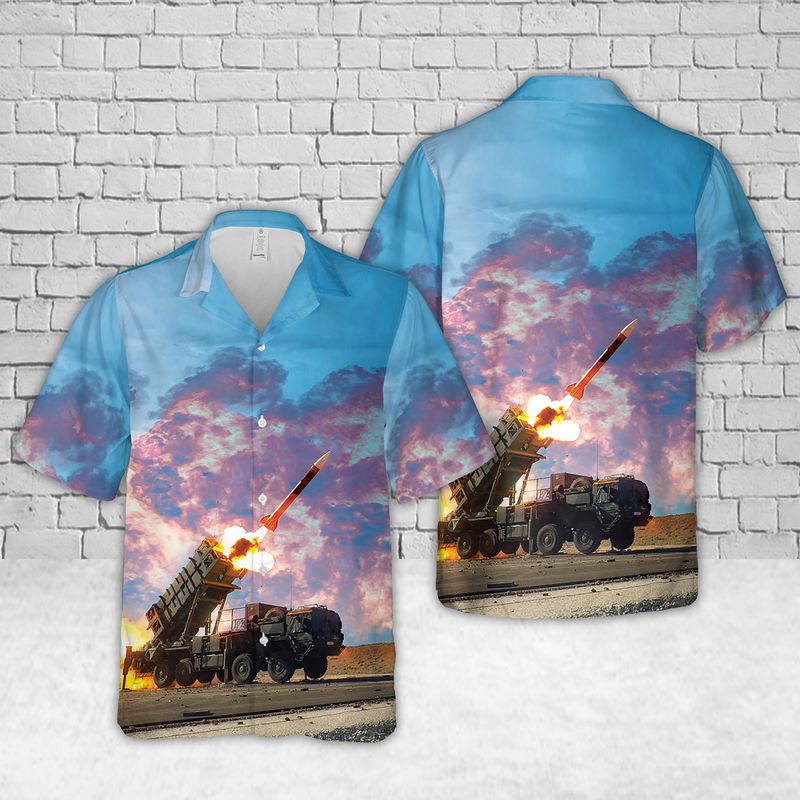 U.S Army MIM-104 Air defense Hawaiian Shirt