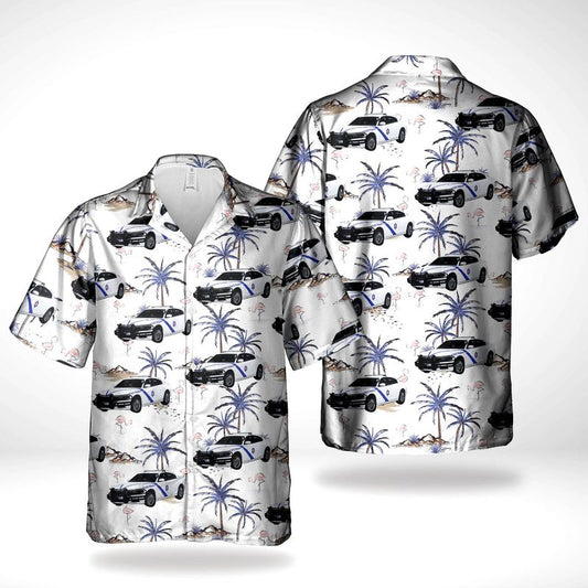 Arkansas State Police Dodge Charger Hawaiian Shirt