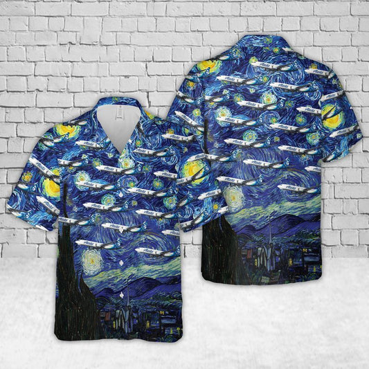 Alaska Airlines Boeing 737-9 MAX aircraft Hawaiian Shirt