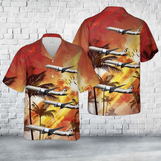 Etihad Airways Boeing 787-9 Dreamliner Hawaiian Shirt